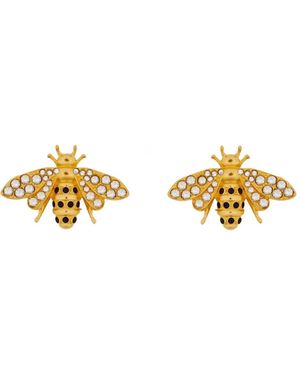 Oscar de la Renta Boucles D'Oreilles À Ornements - Metallic
