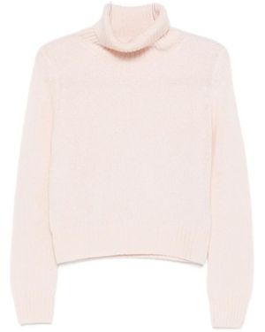 Be You Pullover Mit Rollkragen - Pink