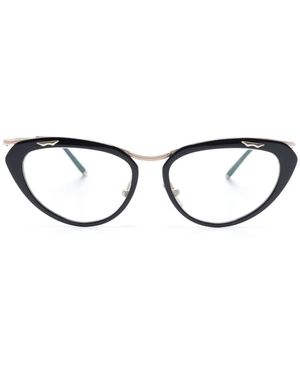 Sol Amor Gafas Con Montura Cat Eye - Negro