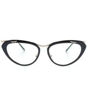 Sol Amor Cat-Eye Frame Glasses - Black