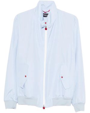 Kiton Jacket With Zip Pocket - Blue