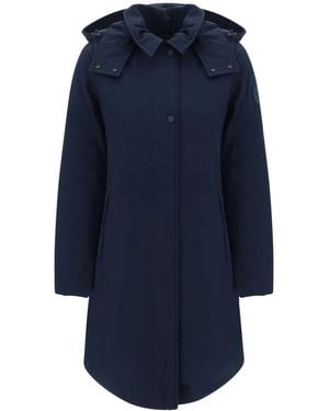 Woolrich フーデッド コート - ブルー