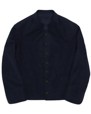 Fortela Chaqueta Yankee Con Botones - Azul