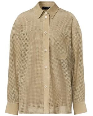 Fabiana Filippi Perforated Buttoned Shirt - Natural