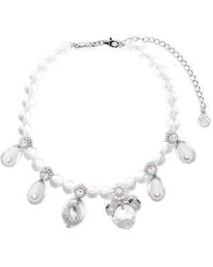 YVMIN Halskette Mit Bär - Weiß