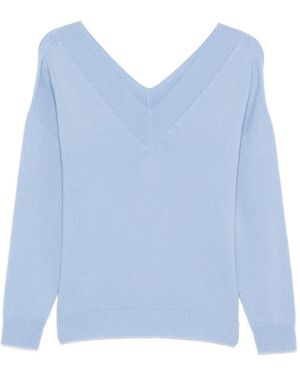 Tom Ford Jersey con cuello en V - Azul