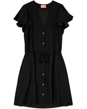 DIESEL D-Aikiri V-Neck Dress - Black