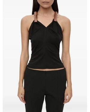 Christopher Esber Tanktop Mit Holzdetail - Schwarz