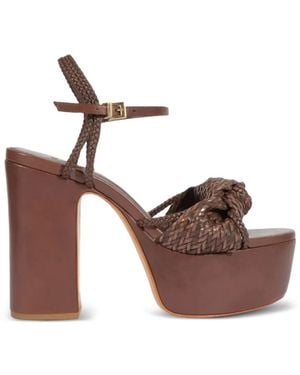 SCHUTZ SHOES Sandalias Kalina Con Plataforma - Marrón