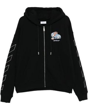 Off-White c/o Virgil Abloh Fresco Arrow Hoodie - Schwarz