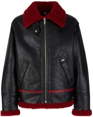 Gcds Shearling Jacket - Black