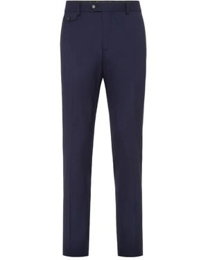 Billionaire Button-Fastening Trousers - Blue