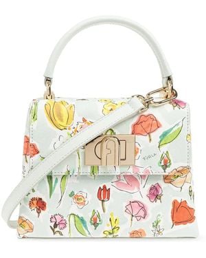 Furla 1927 Toni Cristallo ハンドバッグ - ホワイト
