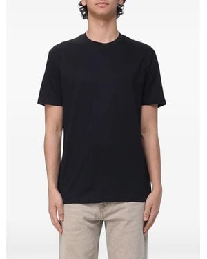 ARMANI EXCHANGE T-Shirt En Coton À Col Rond - Black