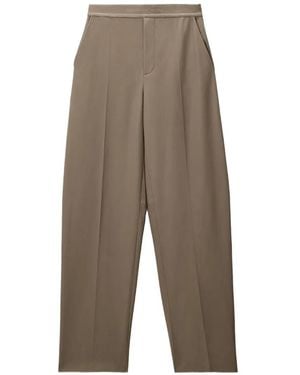 Alexander Wang Pantalones De Vestir Con Logo En La Cinturilla - Neutro