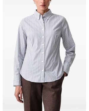Levi's Chemise En Popeline À Rayures Verticales - Gray
