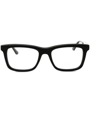Calvin Klein Rectangle-Frame Glasses - Black