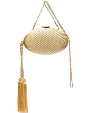 Isla Bolso de mano metalizado - Blanco