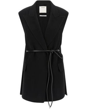 Sportmax Blazer Spxrapido Sin Mangas - Negro