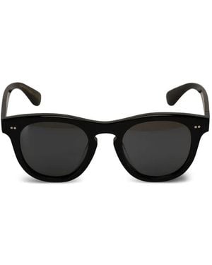 Oliver Peoples Round-Frame Sunglasses - Black