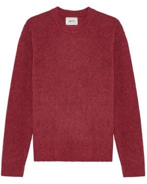 NN07 Russell Crew-Neck Jumper - Red