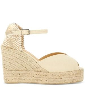 Castañer Chiarita Wedge Heeled Espadrilles - Natural