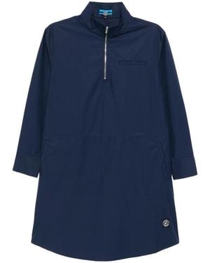 SPORT b. by agnès b. Half Zipped Dress - Blue
