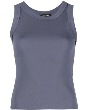 Styland Organic Cotton Vest Top - Blue