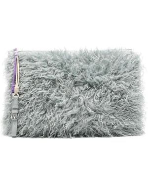 Twinset Wrist-Strap Clutch Bag - Gray