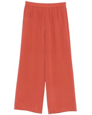 Aspesi Silk Pants - Red