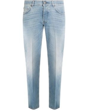 Lardini Vaqueros de algodón - Azul