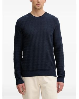 Joop! Textured Long-Sleeve Jumper - Blue