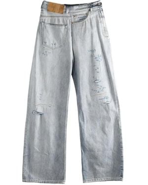 MM6 by Maison Margiela Distressed Jeans - Grey