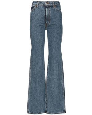KHAITE Danielle Flared-Leg Jeans - Blue