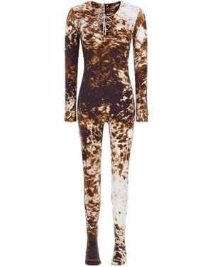 Roberto Cavalli Appaloosa Jumpsuit - Brown