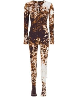 Roberto Cavalli Appaloosa Jumpsuit - Brown