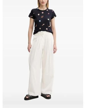 Rag & Bone Seashell-Print T-Shirt - White
