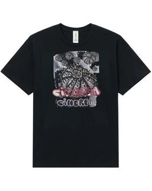 WESTFALL Graphic-Print Layered-Sleeve T-Shirt - Black