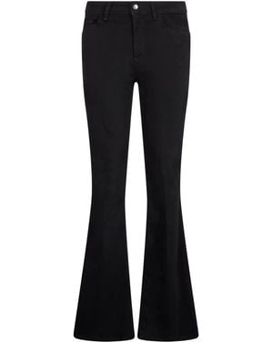 Liu Jo Long Slim Flared Jeans - Black