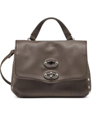 Zanellato Baby Postina Leather Tote Bag - Brown