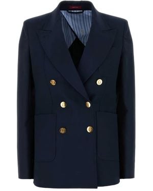 Gucci Double-Breasted Blazer - Blue