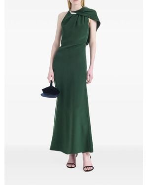 Altuzarra Robe Longue Crawford À Épaules Dénudées - Green