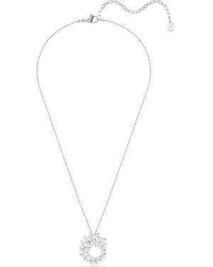 Swarovski Sublime Crystal Wreath Pendant Necklace - White