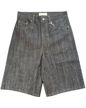 Entire studios Field Denim Shorts - Grey