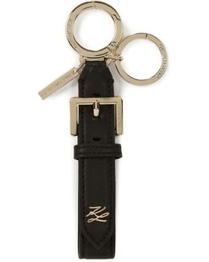Karl Lagerfeld K/Autograph Keychain - White