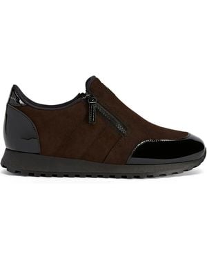 Giuseppe Zanotti Ilde Run Double-Zip Low-Top Trainers - Brown