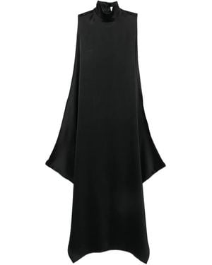 Vestiaire d'un Oiseau Libre Side-Cut-Out Midi Dress - Black