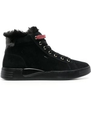 Geox Lauressa High-Top Trainers - Black