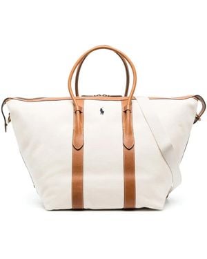 Polo Ralph Lauren Polo Pony-Motif Luggage - White