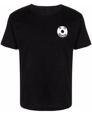 10 Corso Como Smile-Print T-Shirt - Black